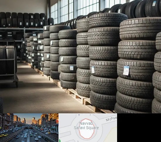 فروش لاستیک دست دوم در نواب