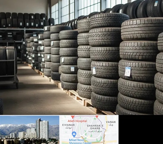 فروش لاستیک دست دوم در شهرک غرب