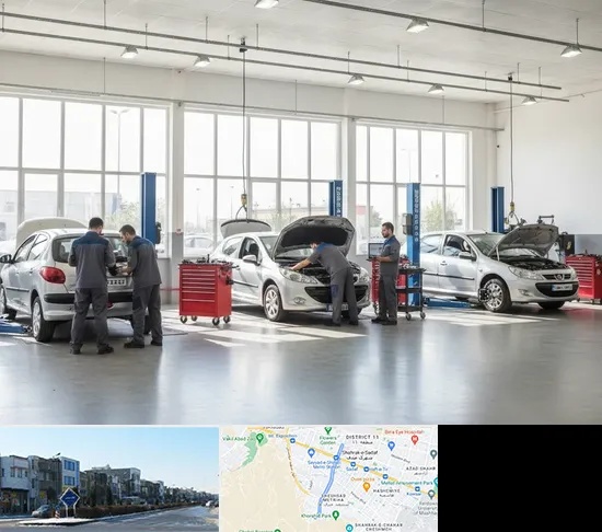 تعمیرگاه پژو در شریعتی مشهد