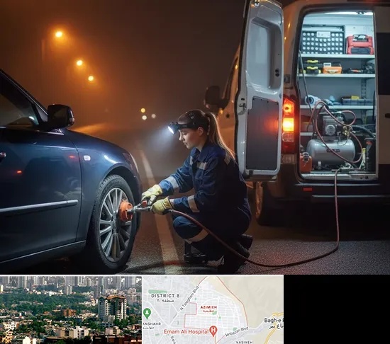 آپاراتی سیار در عظیمیه کرج
