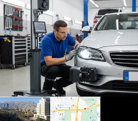 تنظیم نور چراغ خودرو در حقانی