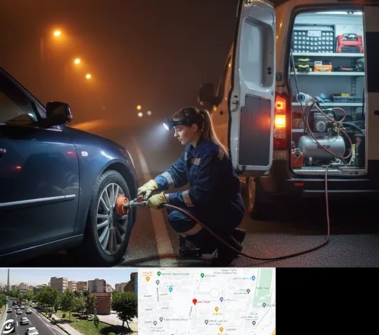 آپاراتی سیار در شهرک آزمایش