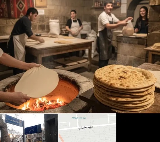 نانوایی لواش در سی متری جی
