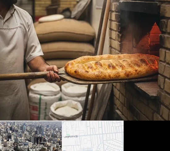 نانوایی بربری در جیحون