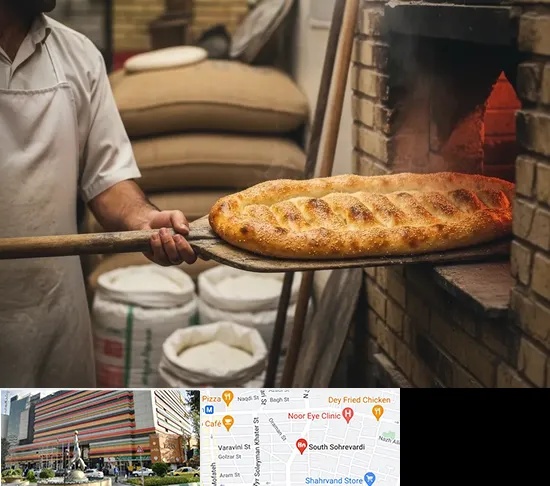 نانوایی بربری در سهروردی