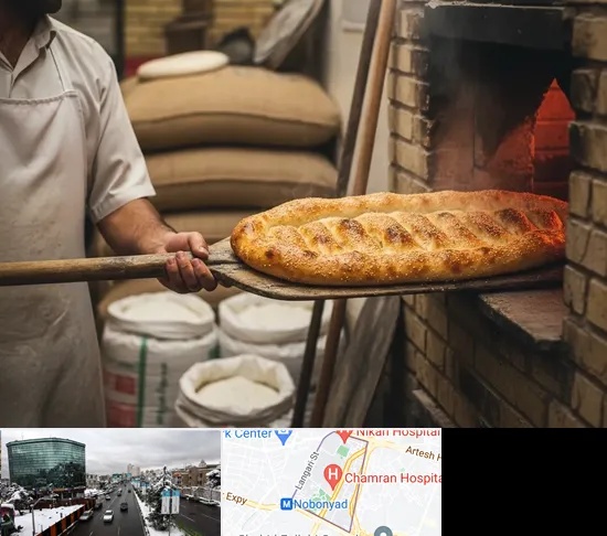 نانوایی بربری در اقدسیه