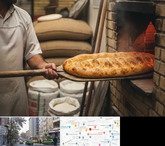 نانوایی بربری در فاطمی