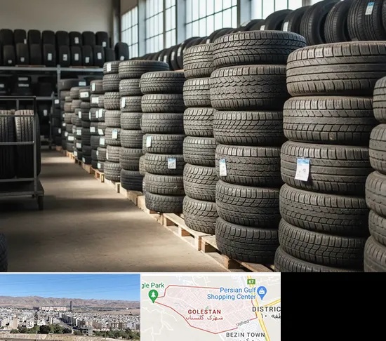فروش لاستیک دست دوم در شهرک گلستان شیراز