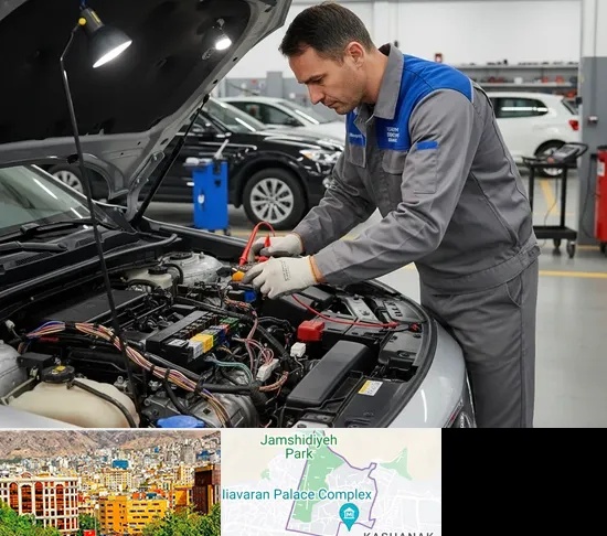 خدمات برق و سیم کشی خودرو در نیاوران