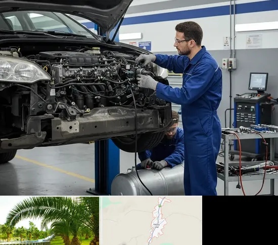 گازسوز کردن خودرو در کهنوج