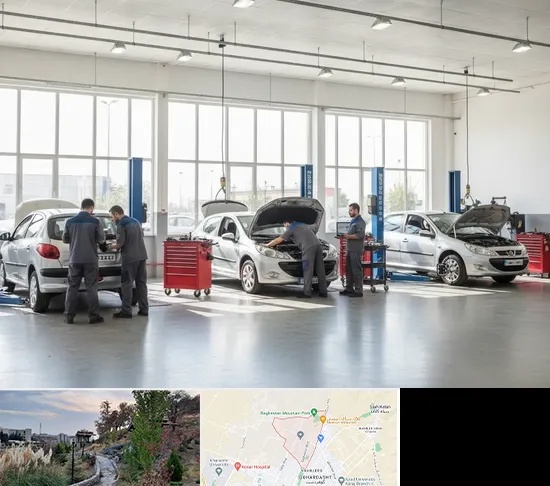 تعمیرگاه پژو در باغستان کرج