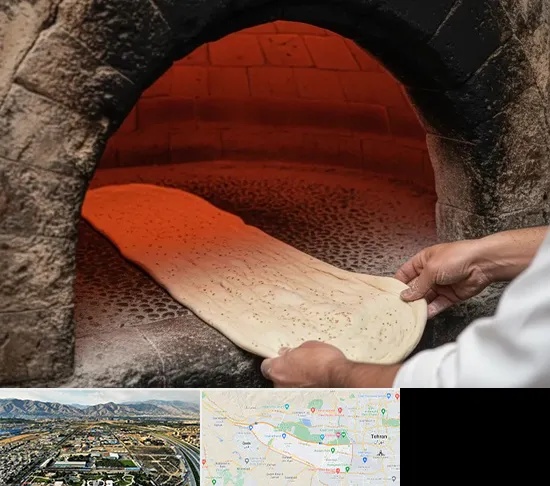 نانوایی سنگکی در منطقه 21 تهران