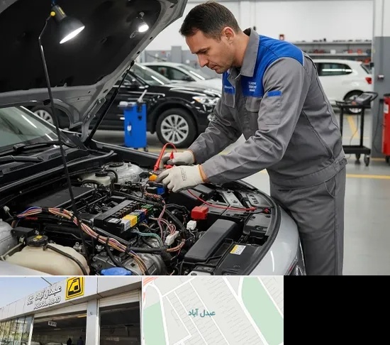 خدمات برق و سیم کشی خودرو در عبدل آباد