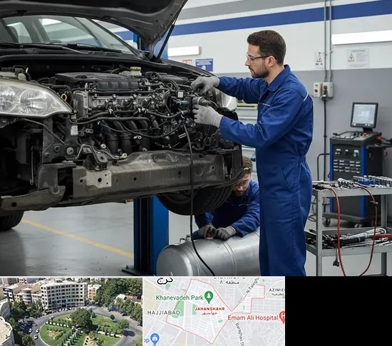 گازسوز کردن خودرو در جهانشهر کرج