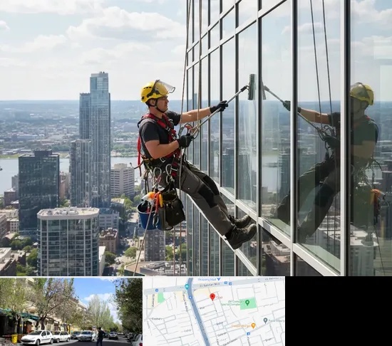 کار در ارتفاع در کوی فیروز تبریز