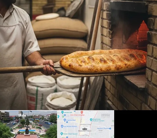 نانوایی بربری در بهارستان