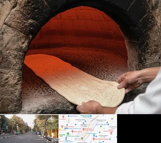 نانوایی سنگکی در شریعتی