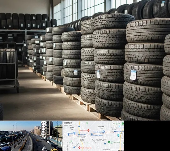 فروش لاستیک دست دوم در پیروزی