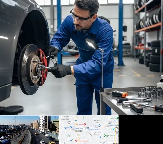 تعمیر ترمز خودرو در پیروزی