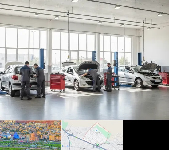 تعمیرگاه پژو در رشدیه تبریز