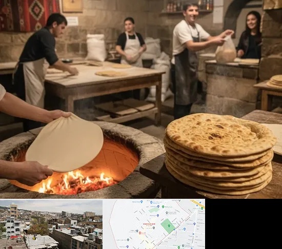 نانوایی لواش در شمیران نو