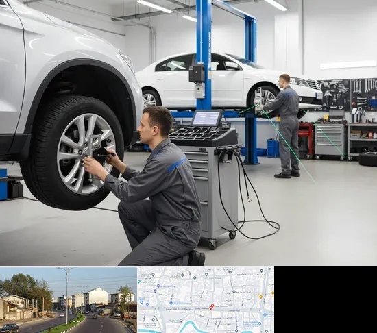 بالانس و تنظیم فرمان در ضیابری رشت