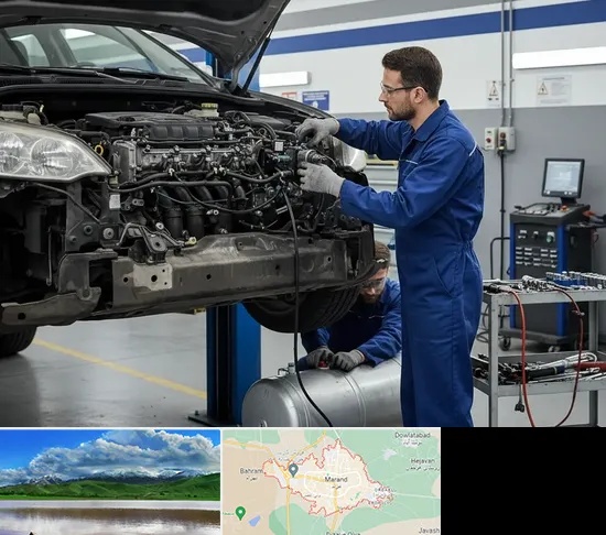 گازسوز کردن خودرو در مرند