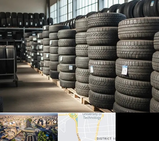 فروش لاستیک دست دوم در استاد معین
