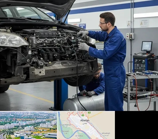گازسوز کردن خودرو در آبادان