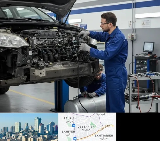 گازسوز کردن خودرو در قیطریه