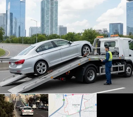 خودروبر در خطیب تبریز