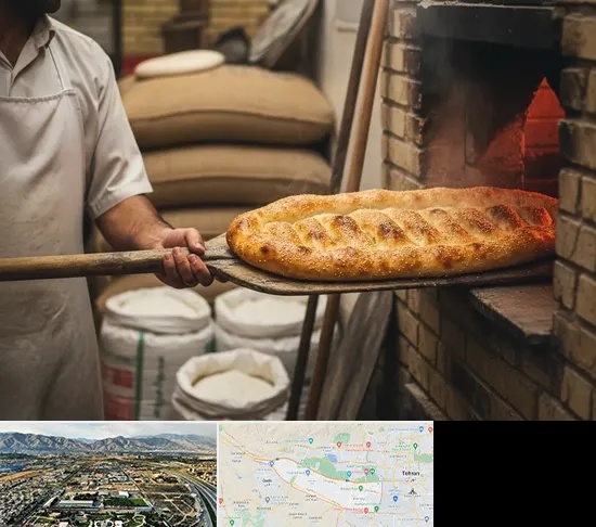 نانوایی بربری در منطقه 21 تهران