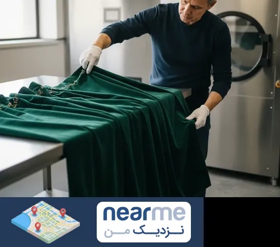 خشکشویی پرده در نزدیک من
