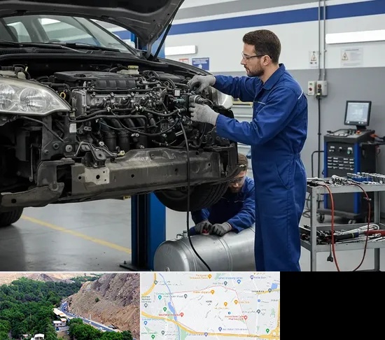 گازسوز کردن خودرو در کن