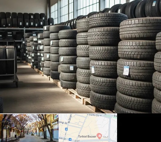 فروش لاستیک دست دوم در تربیت تبریز