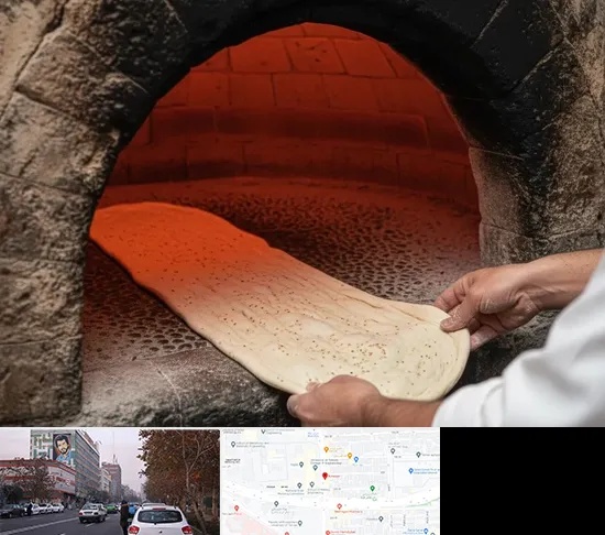 نانوایی سنگکی در کارگر شمالی