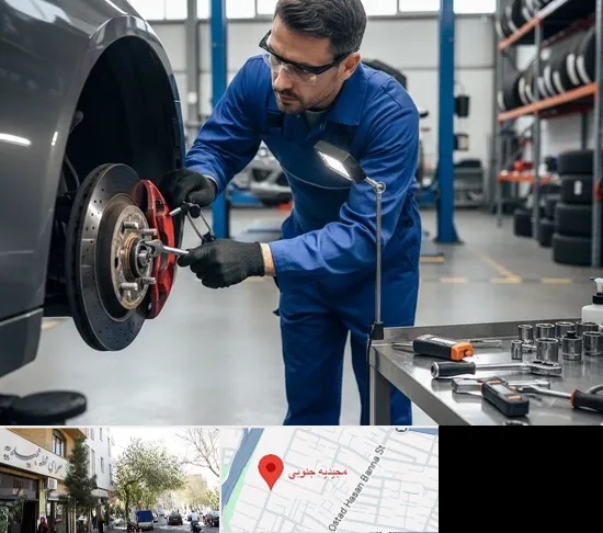 تعمیر ترمز خودرو در مجیدیه جنوبی