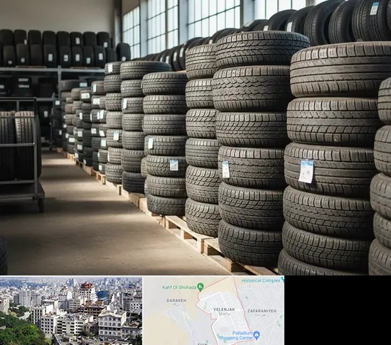 فروش لاستیک دست دوم در ولنجک