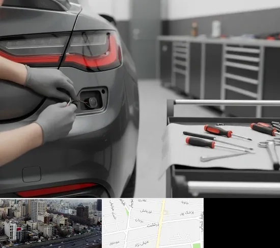 نصب سنسور و دوربین دنده عقب در زرتشت