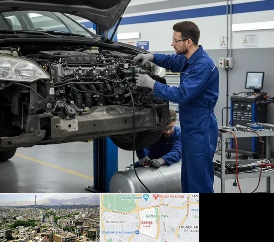 گازسوز کردن خودرو در گیشا