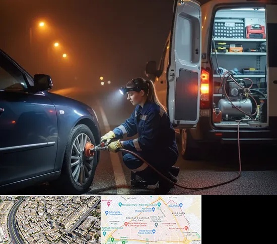 آپاراتی سیار در شهرک غرب مشهد