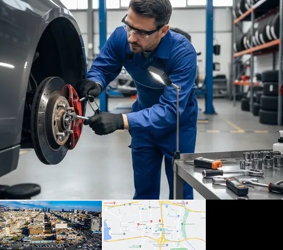 تعمیر ترمز خودرو در شهرک راه آهن