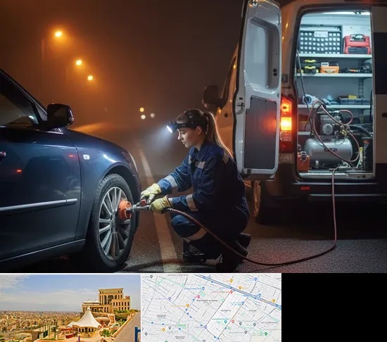 آپاراتی سیار در هاشمیه مشهد