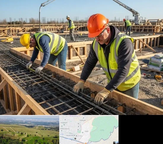 آرماتوربندی و بتن ریزی در سوهانک