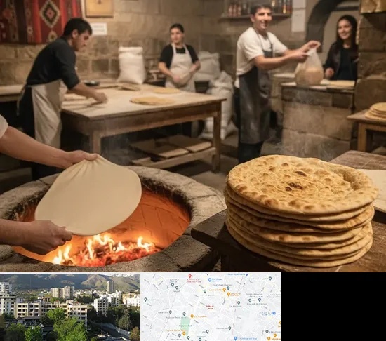 نانوایی لواش در دیباجی