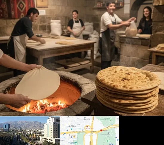 نانوایی لواش در حقانی