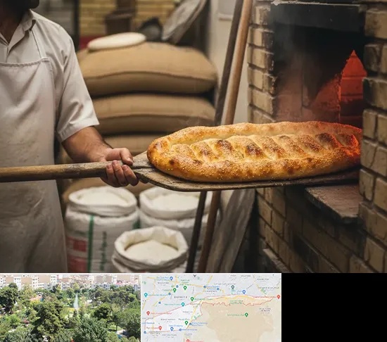 نانوایی بربری در منطقه 13 تهران