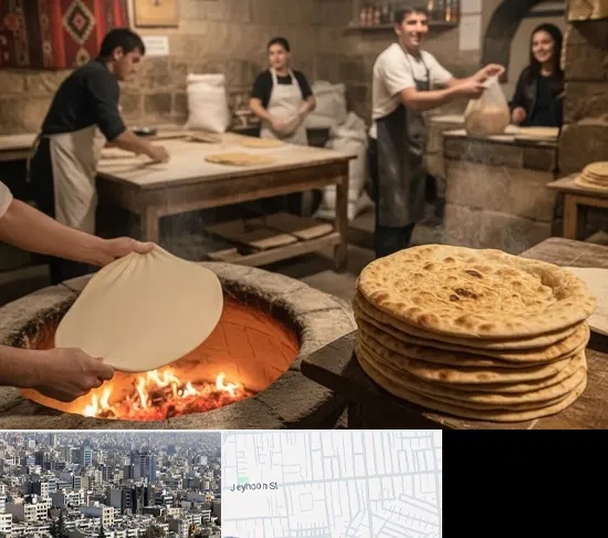 نانوایی لواش در جیحون