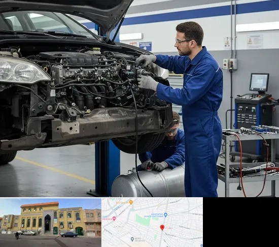 گازسوز کردن خودرو در زنبیل آباد قم