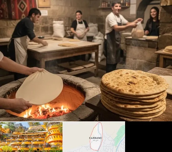 نانوایی لواش در دربند